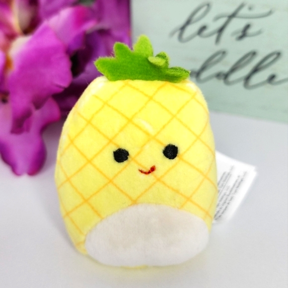 MAUI 🍍 HTF OG Squad Pineapple Squishville Exclusive Original Squishmallow NWT - Picture 3 of 8